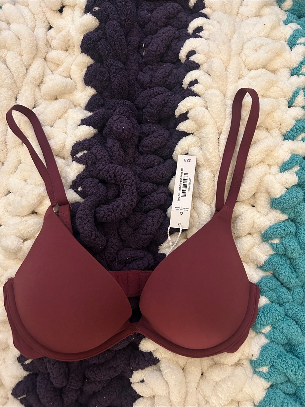 NWT ADORE ME Women's Burgundy T-Shirt Bra